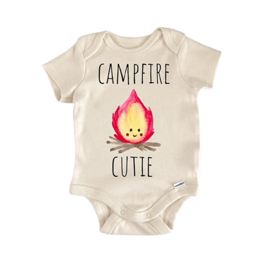Camping Hiking Camp - Baby Boy Girl Clothes Infant Bodysuit Funny Cute