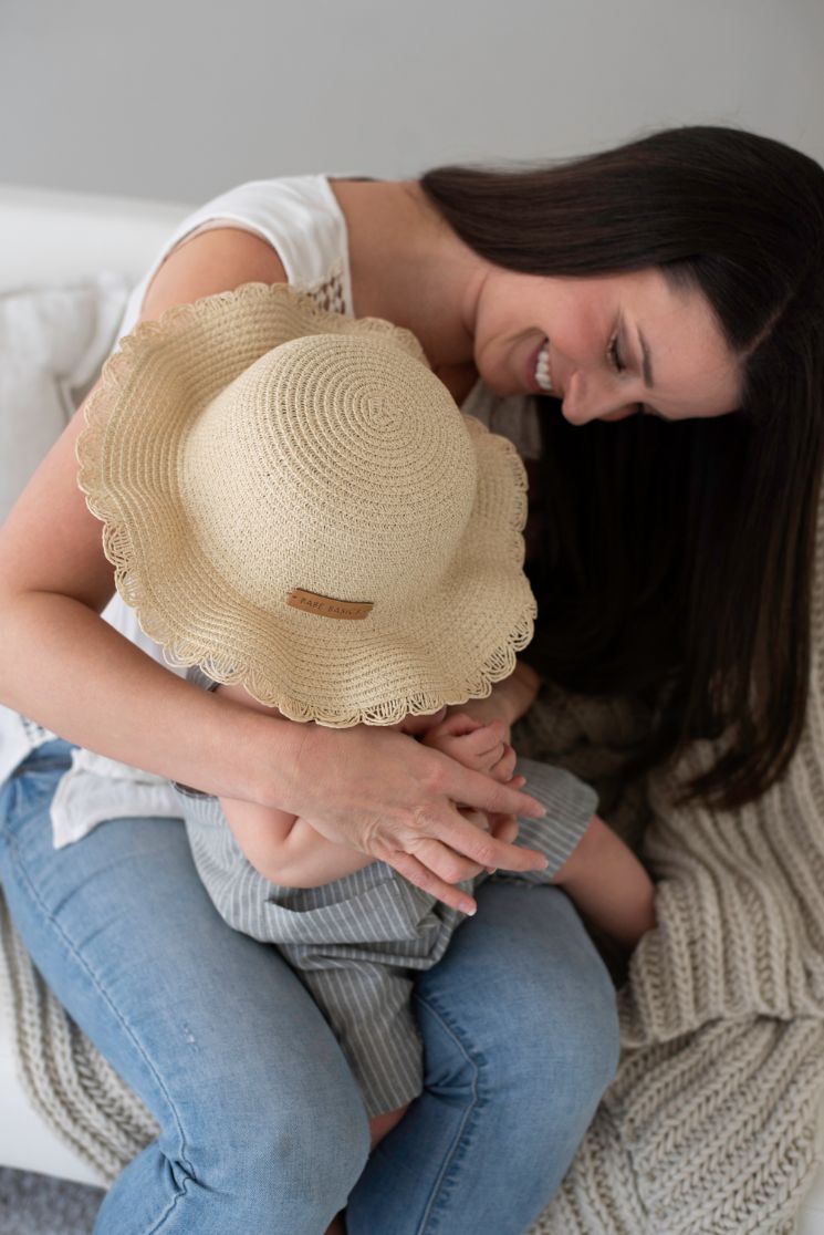 Baby Straw Hat – Lightweight Summer Sun Hat for Babies and Toddlers