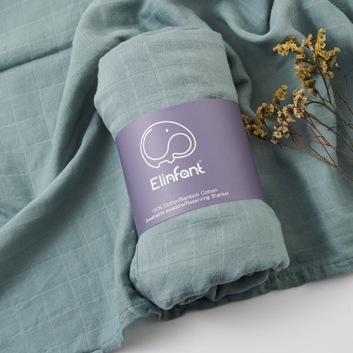 Elinfant Popular Digital Print Bamboo Cotton Muslin Swaddle Blankets