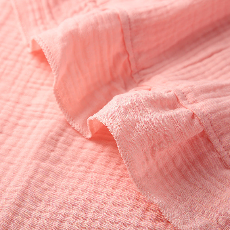 Organic Cotton Receiving Blanket Muslin Baby Swaddle Blanket For New