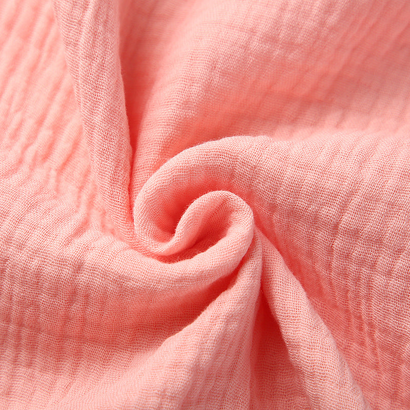 Organic Cotton Receiving Blanket Muslin Baby Swaddle Blanket For New