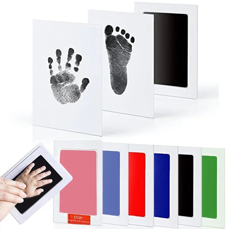 Safe Non-toxic Baby Footprints Handprint No Touch Skin Inkless Ink
