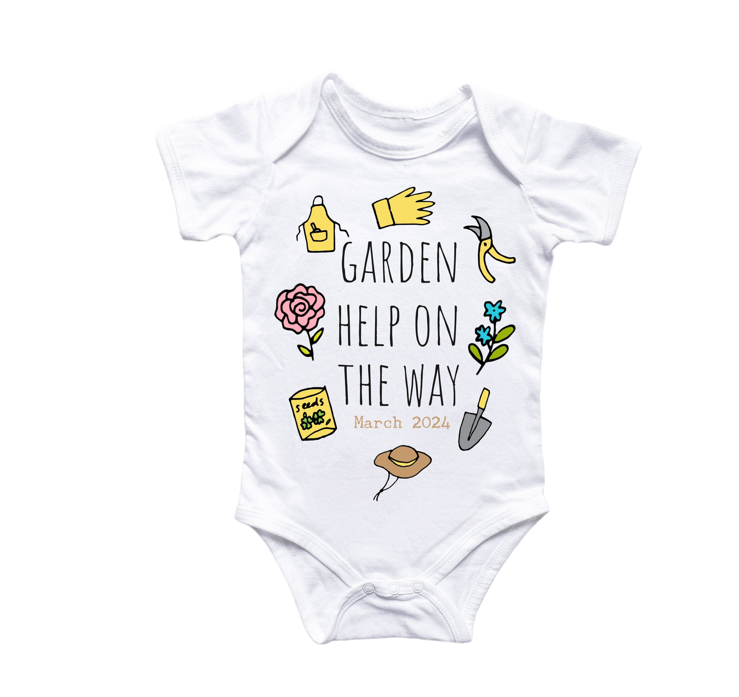 Gardener Garden Plant - Baby Boy Girl Clothes Infant Bodysuit Funny