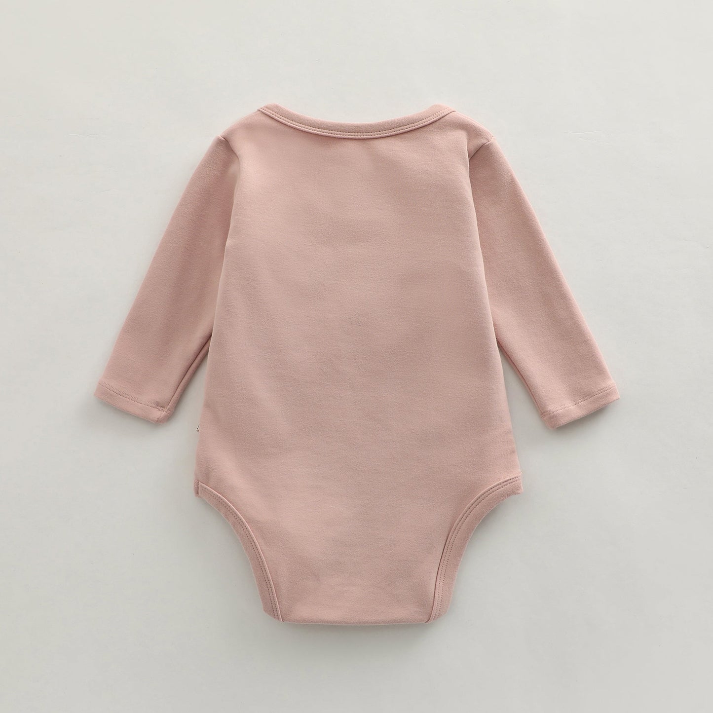 Baby Solid Color Long Sleeve Home Clothes Comfy Triangle Onesies