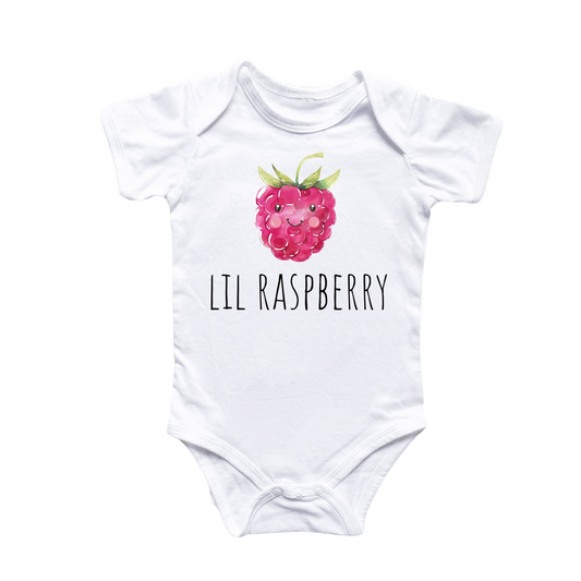 Little Raspberry Berry - Baby Boy Girl Clothes Infant Bodysuit Funny