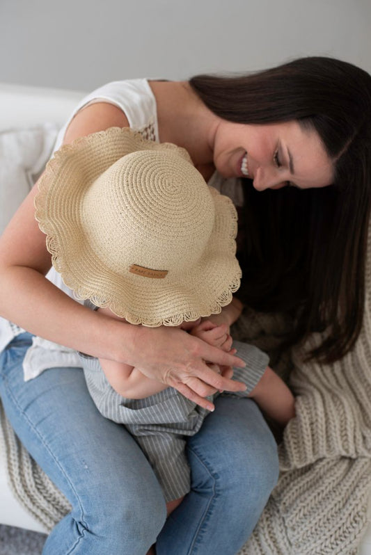 Baby Straw Hat – Lightweight Summer Sun Hat for Babies and Toddlers