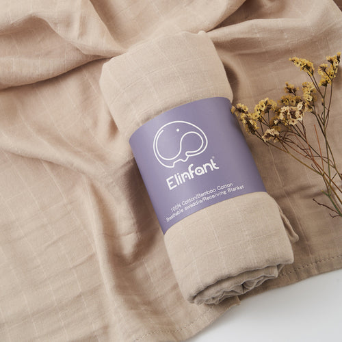 Elinfant Popular Digital Print Bamboo Cotton Muslin Swaddle Blankets