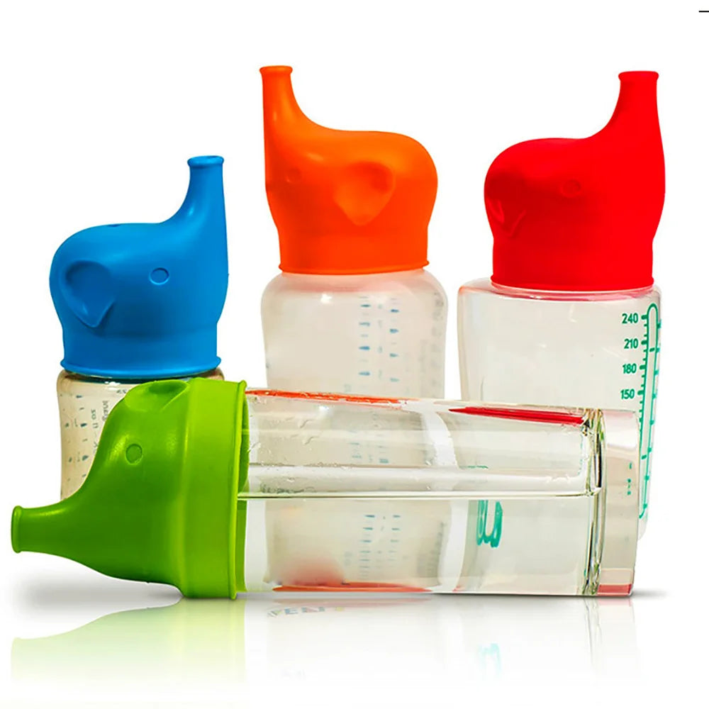 1Pc 30G Elephant-Shaped Soft Silicone Cup Mouth Cover For Children