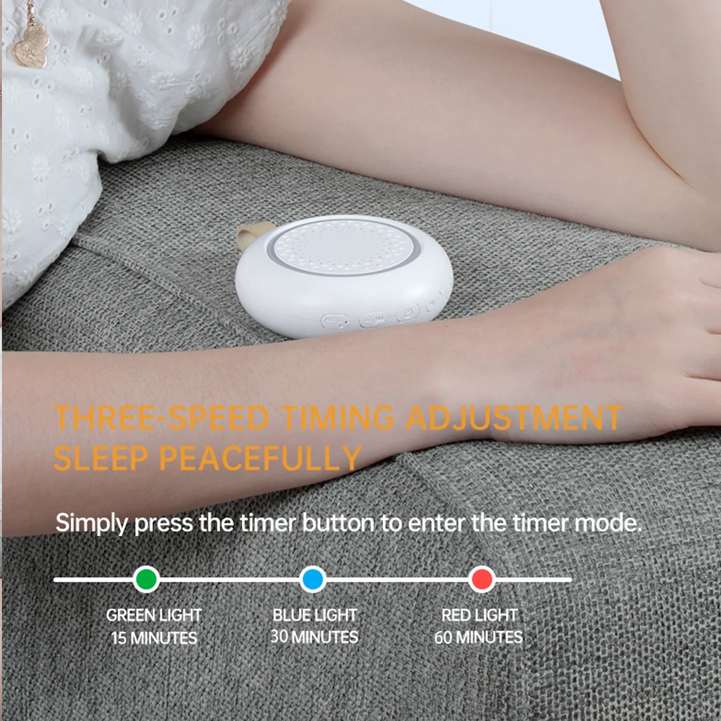 White Noise Machine 24 Soothing Sounds Sleep Sounds Machine with Night