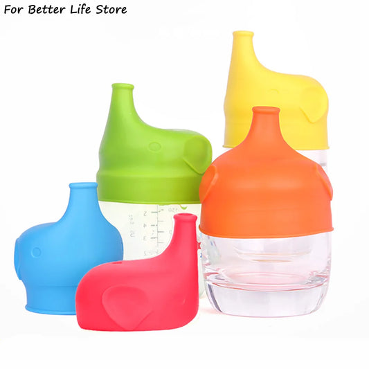 1Pc 30G Elephant-Shaped Soft Silicone Cup Mouth Cover For Children