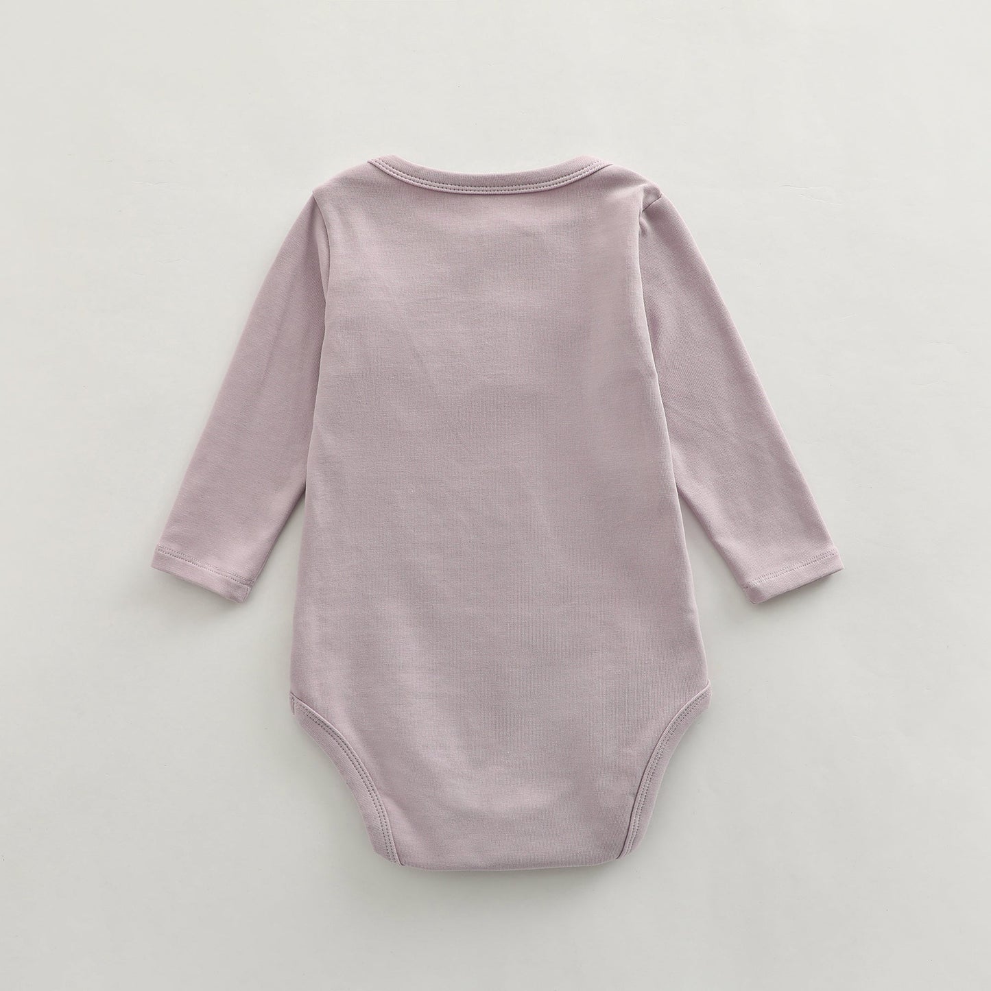 Baby Solid Color Long Sleeve Home Clothes Comfy Triangle Onesies