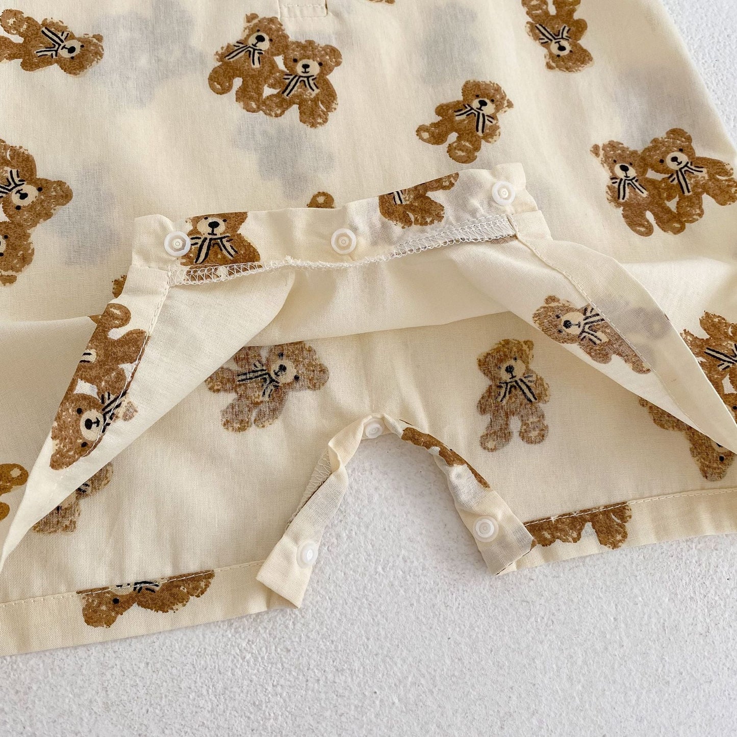 Baby Girl Cartoon Graphic Doll Neck Clothing Sets Romper